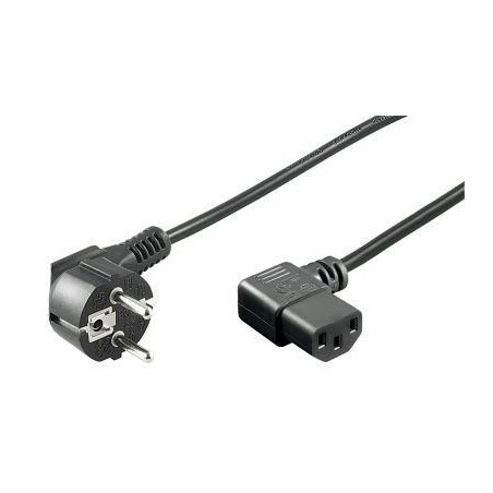 Goobay POWER CABLE 3M ANGLED -